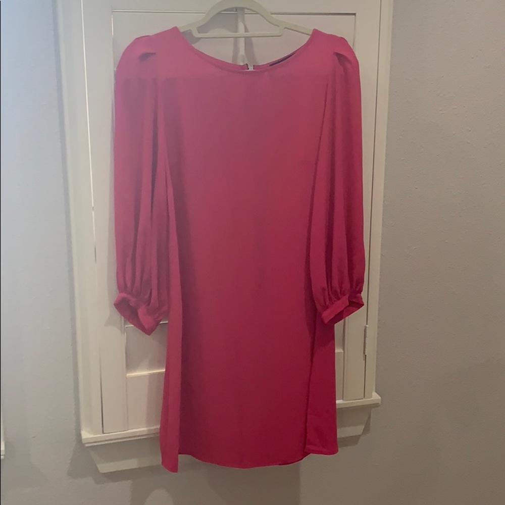 Alex and Alex long sleeve pink dress
